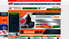 What Vaxshop.cz website looked like in 2020 (3 years ago)