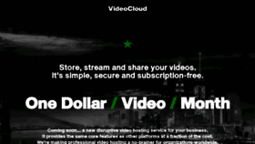 What Videocloud.com website looked like in 2020 (3 years ago)