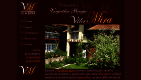 What Vilamira.rs website looked like in 2020 (3 years ago)
