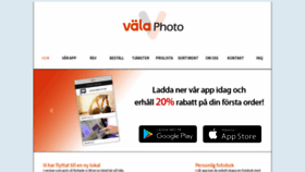 What Valafoto.se website looked like in 2020 (3 years ago)
