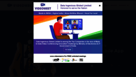 What Videomeet.in website looked like in 2020 (5 years ago)