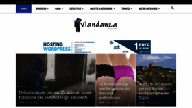 What Viandanzafestival.it website looked like in 2020 (3 years ago)