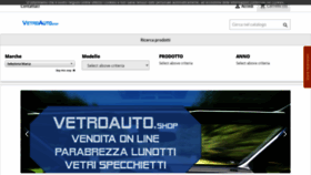 What Vetroauto.it website looked like in 2020 (3 years ago)