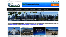 What Vancouversbestplaces.com website looked like in 2020 (3 years ago)