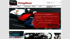 What Vintageracer.net website looked like in 2020 (3 years ago)