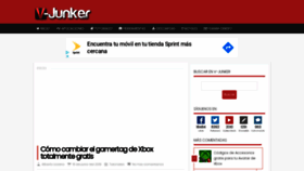 What V-junker.com website looked like in 2020 (3 years ago)