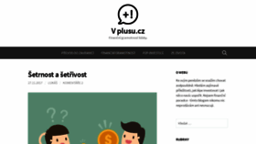 What Vplusu.cz website looked like in 2020 (3 years ago)