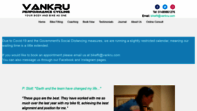 What Vankru.com website looked like in 2020 (3 years ago)