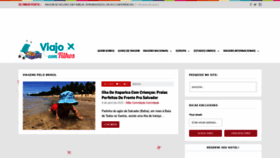 What Viajocomfilhos.com.br website looked like in 2020 (3 years ago)