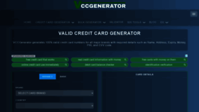 What Vccgenerator.com website looked like in 2020 (3 years ago)
