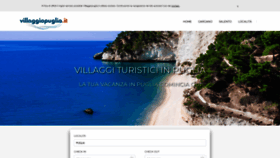 What Villaggiopuglia.it website looked like in 2020 (3 years ago)
