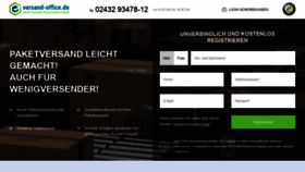 What Versand-office.de website looked like in 2020 (3 years ago)