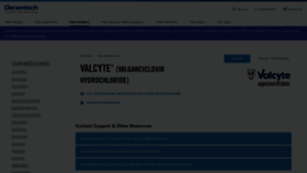 What Valcyte.com website looked like in 2020 (3 years ago)