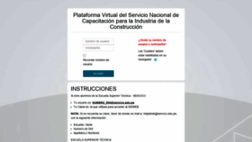What Virtual.sencico.gob.pe website looked like in 2020 (3 years ago)