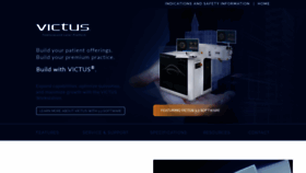 What Victuslaser.com website looked like in 2020 (5 years ago)