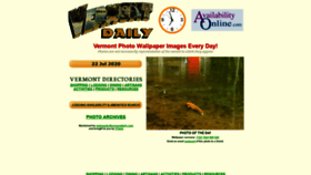 What Vermontfallfoliage.com website looked like in 2020 (3 years ago)