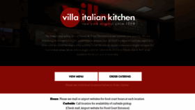 What Villaitaliankitchen.com website looked like in 2020 (3 years ago)
