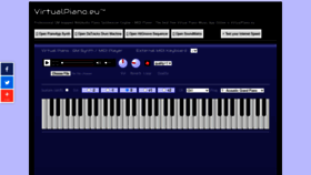 What Virtualpiano.eu website looked like in 2020 (3 years ago)