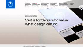 What Vastdesign.com website looked like in 2020 (3 years ago)
