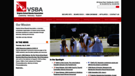 What Vaschoolboards.org website looked like in 2020 (3 years ago)