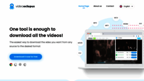 What Videooctopus.com website looked like in 2020 (3 years ago)