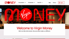 What Virginmoney.com website looked like in 2020 (3 years ago)