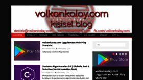 What Volkankalay.com website looked like in 2020 (3 years ago)
