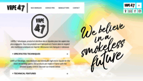 What Vape47.com website looked like in 2020 (3 years ago)