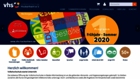 What Vhs-hockenheim.de website looked like in 2020 (3 years ago)
