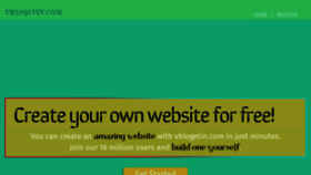 What Vblogetin.com website looked like in 2020 (3 years ago)