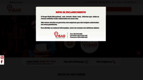 What Visaoedu.com.br website looked like in 2020 (3 years ago)