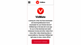 What Vidmate.in website looked like in 2020 (3 years ago)
