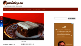 What Veganbaking.net website looked like in 2020 (3 years ago)
