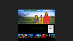 What Voteenvironment.org website looked like in 2020 (3 years ago)