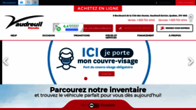 What Vaudreuilhonda.com website looked like in 2020 (3 years ago)