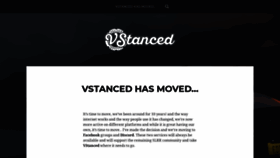 What Vstanced.com website looked like in 2020 (3 years ago)