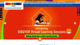 What Vibgyorhigh.com website looked like in 2020 (3 years ago)