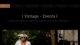 What Vintage-events.fr website looked like in 2020 (3 years ago)
