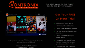 What Vontronixtv.com website looked like in 2020 (3 years ago)