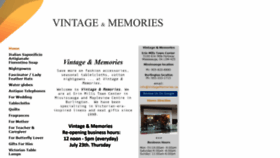 What Vintagememorie.com website looked like in 2020 (3 years ago)