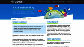 What Vicman.net website looked like in 2020 (3 years ago)