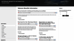 What Veteransbenefitsinformation.com website looked like in 2020 (3 years ago)