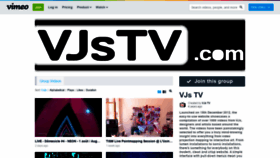 What Vjstv.com website looked like in 2020 (3 years ago)