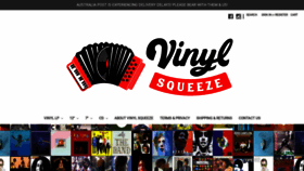 What Vinylsqueeze.com.au website looked like in 2020 (3 years ago)