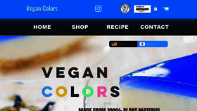 What Veganorganiccolors.com website looked like in 2020 (3 years ago)