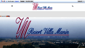 What Villamaninresort.it website looked like in 2020 (3 years ago)