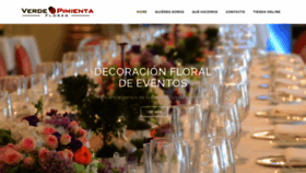 What Verdepimienta.es website looked like in 2020 (3 years ago)