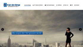 What Vdberge.com website looked like in 2020 (3 years ago)