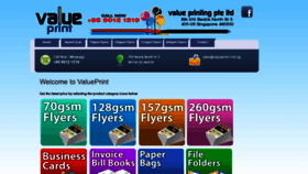 What Valueprint.com.sg website looked like in 2020 (3 years ago)