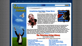 What Victorious.org website looked like in 2020 (3 years ago)